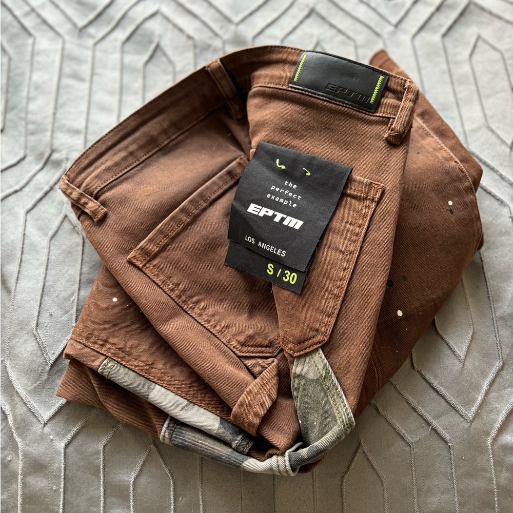 EPTM stacked jeans